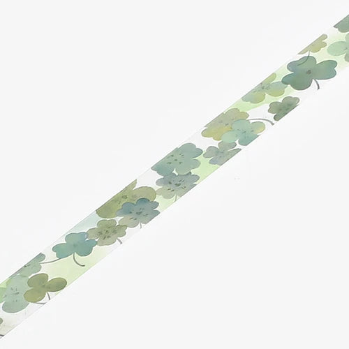 BGM Clear Tape- four-leaf clover