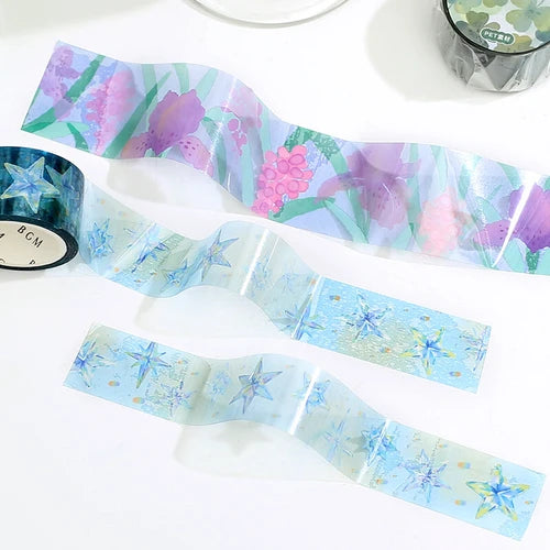 BGM Clear Tape- Blue Algae