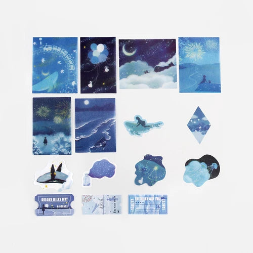 BGM Flake Stickers- Phantom Journey * Galaxy