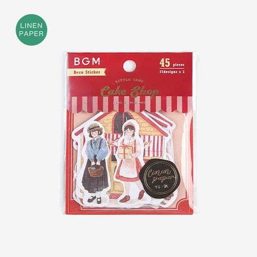 BGM Flake Stickers- Little Shop* Confectionery Shop