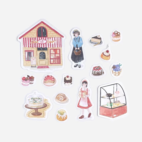 BGM Flake Stickers- Little Shop* Confectionery Shop