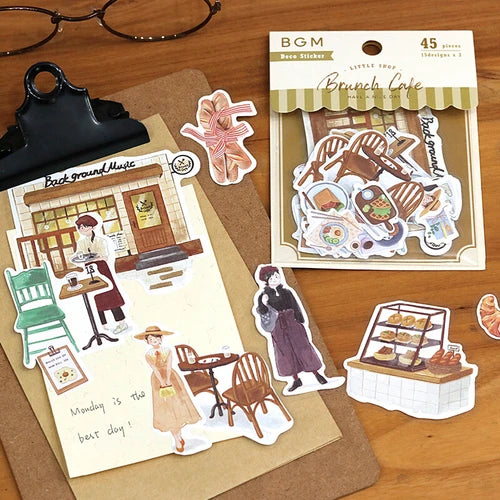 BGM Flake Stickers- Little Shop* Brunch