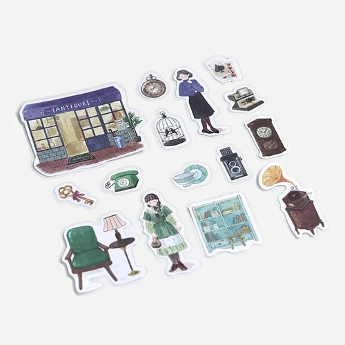 BGM Flake Stickers- Little Shop* Antique Shop