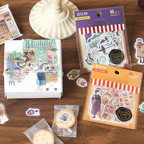 BGM Flake Stickers- Little Shop* Antique Shop