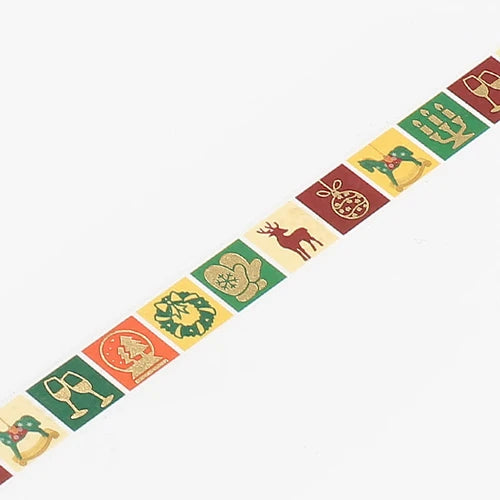 BGM Washi Tape Christmas Limited Edition - Patterns
