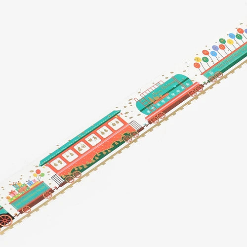 BGM Washi Tape Christmas Limited Edition -Trains