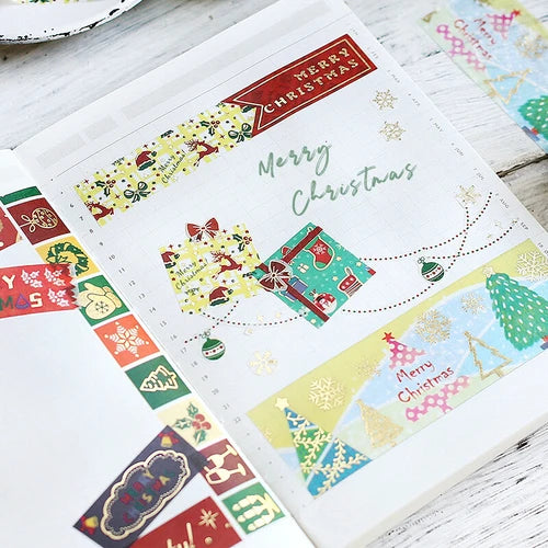 BGM Washi Tape Christmas Limited Edition -Trains