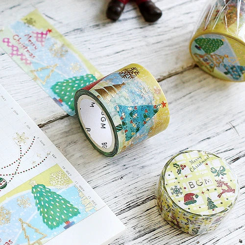 BGM Washi Tape Christmas Limited Edition -Trees