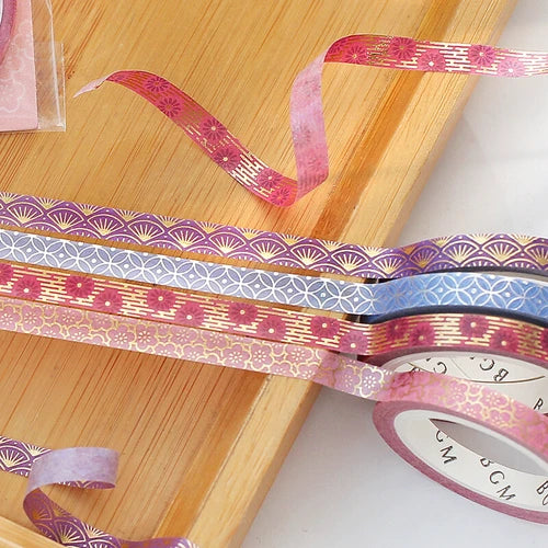 BGM Slim Washi Tape- Chrysanthemum