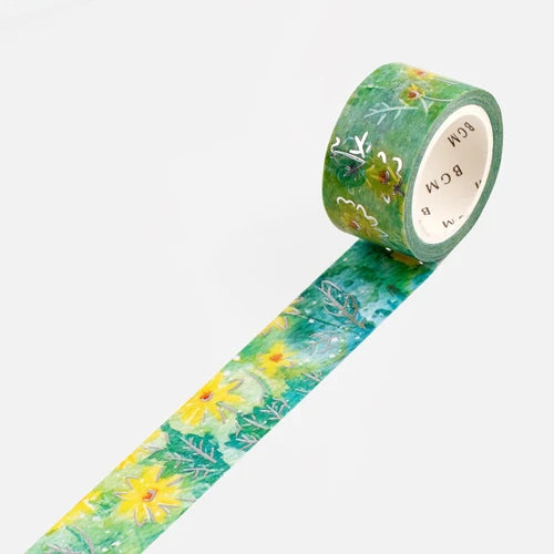 BGM Washi Tape - Watercolour Flower* Chrysanthemum