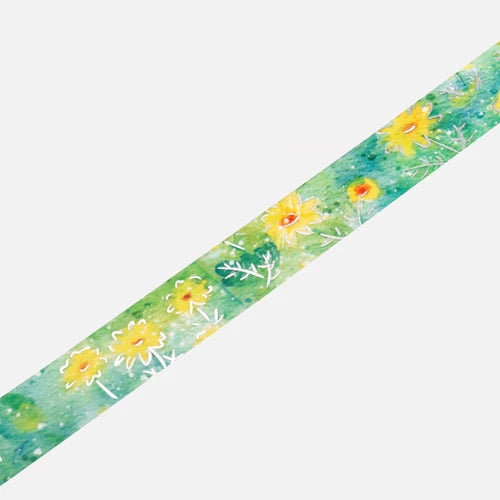 BGM Washi Tape - Watercolour Flower* Chrysanthemum