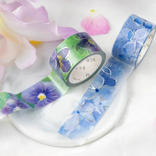 BGM Washi Tape - Watercolour Flower* Violet