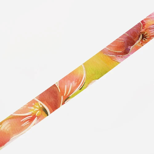 BGM Washi Tape - Watercolour Flower* Utsukinko
