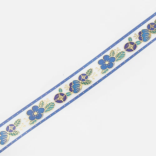 BGM Washi Tape - Retro* Ultramarine