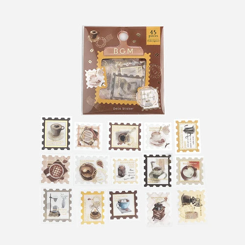BGM Flake Stickers- Post Office*Coffee