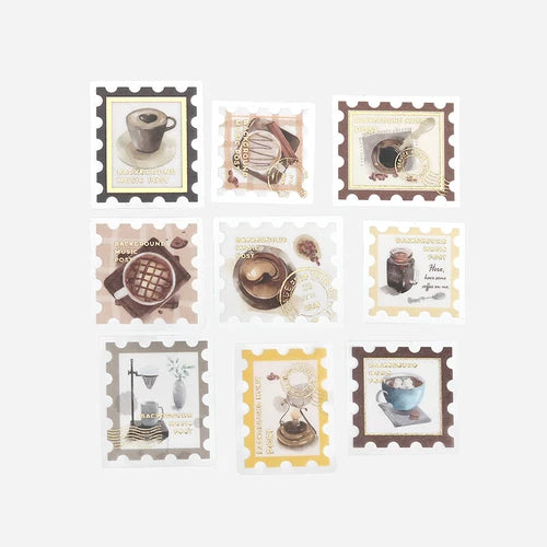 BGM Flake Stickers- Post Office*Coffee