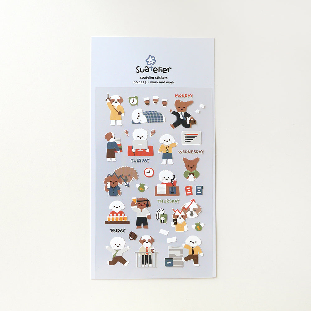 Suatelier no 1125: Work and Work Stickers