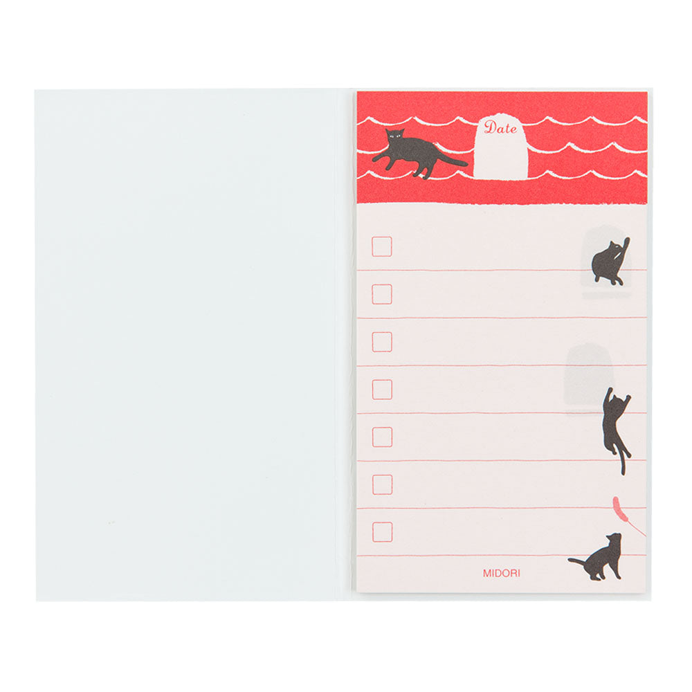 Sticky Memo Cat