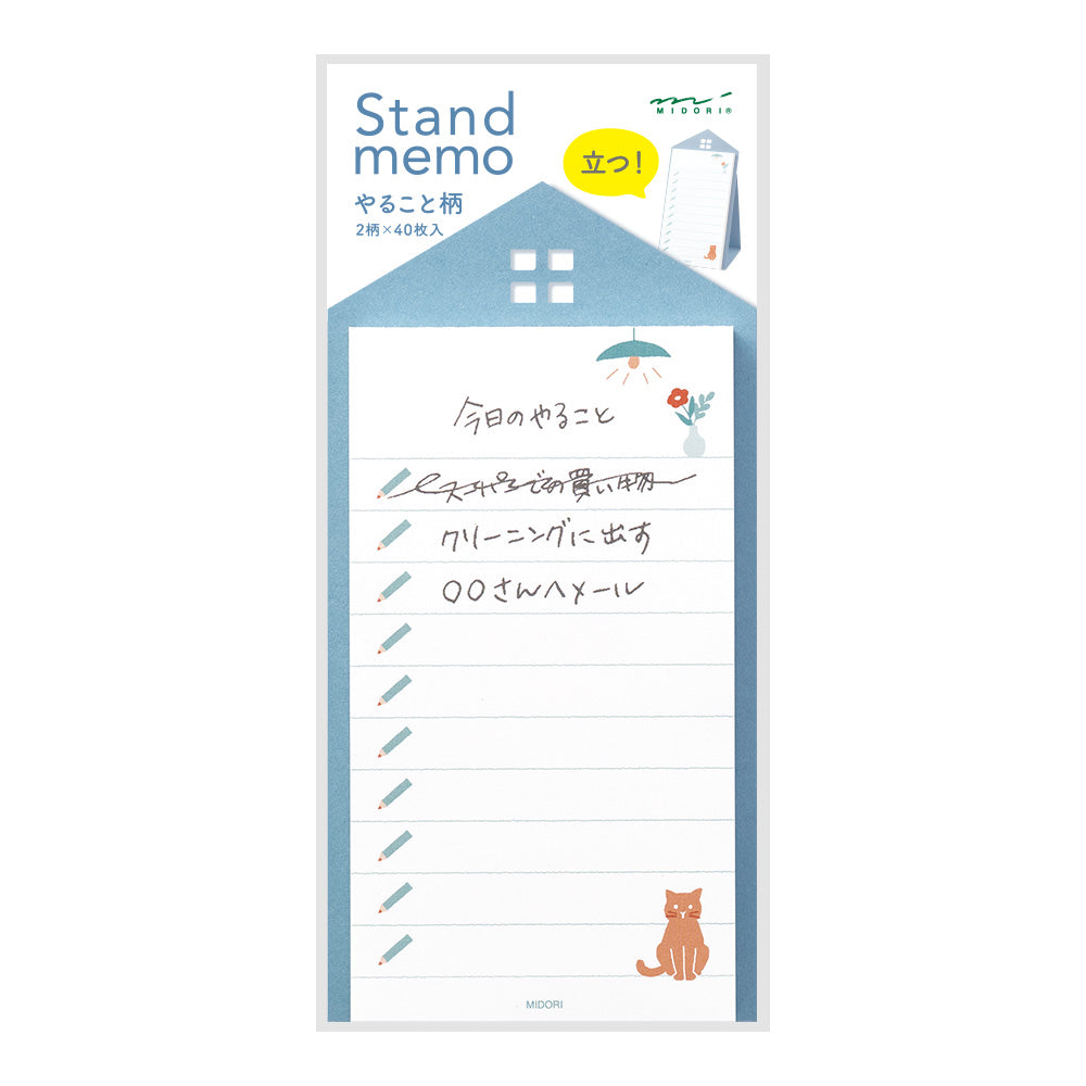 Stand Memo Pad Vertical Type To-do list