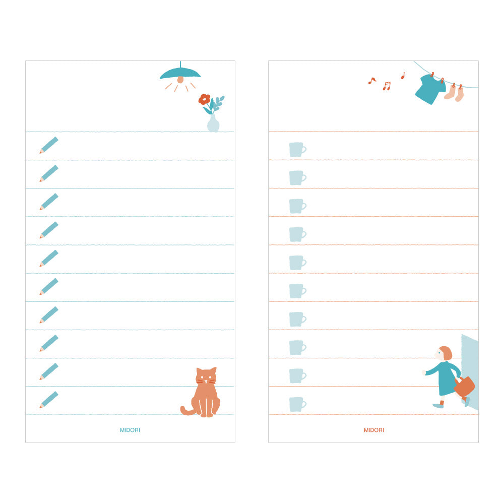 Stand Memo Pad Vertical Type To-do list
