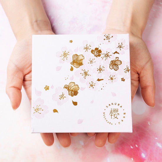 Sakura Bloom 18K Gold Plated Bookmark