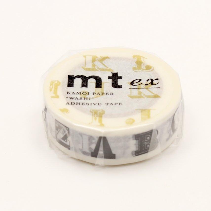 MT EX Series Alphabet Black R