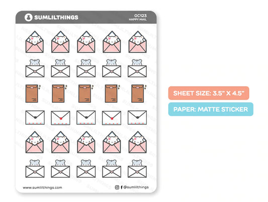 Happy Mail Stickers