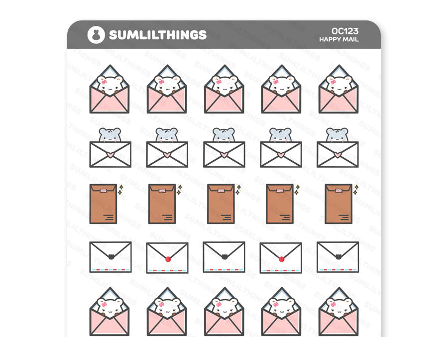 Happy Mail Stickers