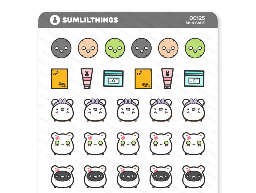 Skin Care Stickers