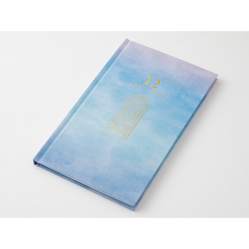 12-Month Diary Gate Blue