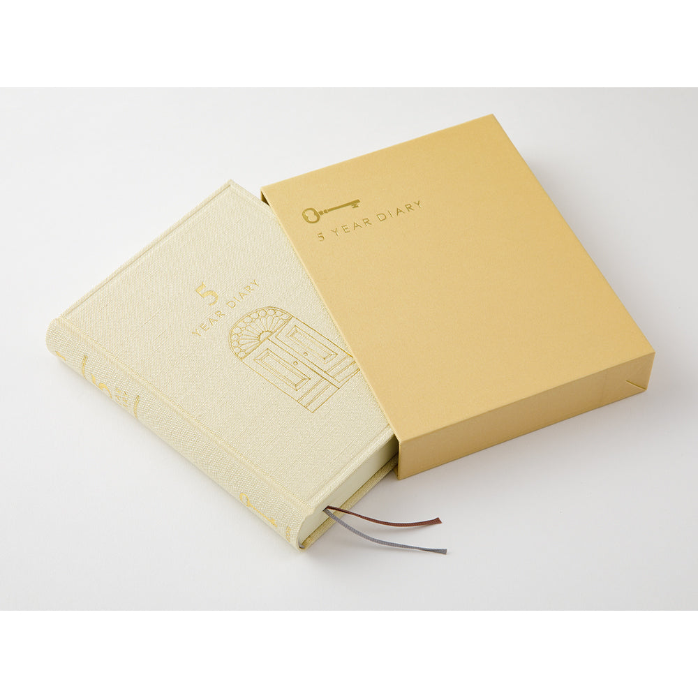 5-Year Diary Gate Mini Beige 【Limited Edition】