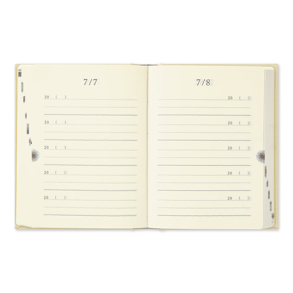 5-Year Diary Gate Mini Beige 【Limited Edition】