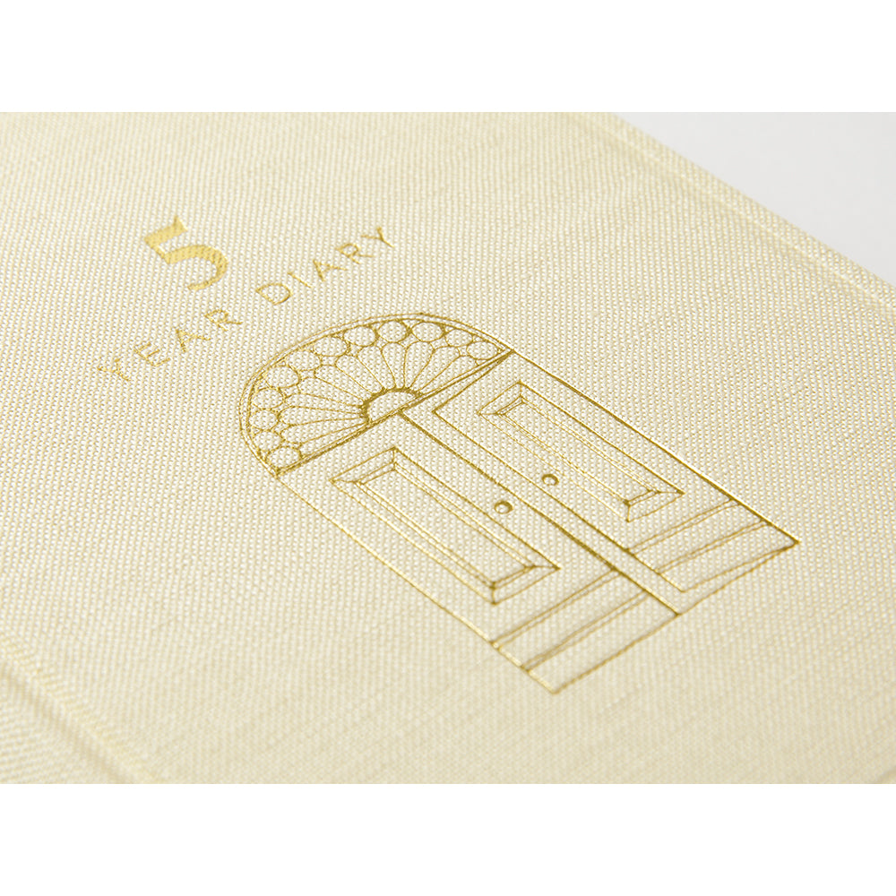 5-Year Diary Gate Mini Beige 【Limited Edition】