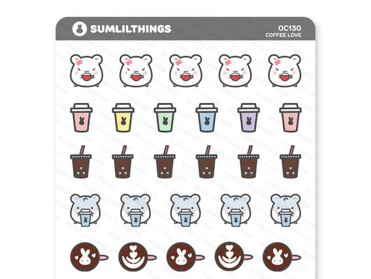Coffee Love Stickers