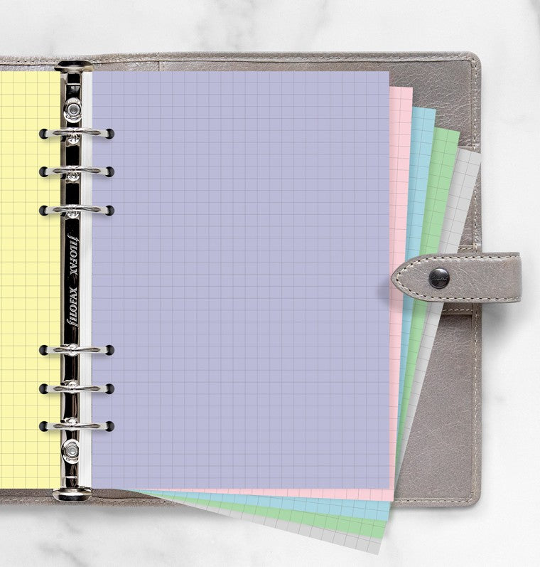 Pastel Squared Notepaper A5 Refill