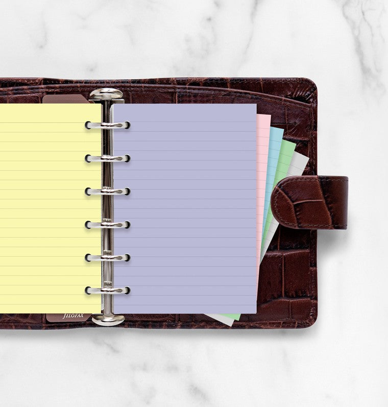 Pastel Ruled Notepaper Pocket Refill