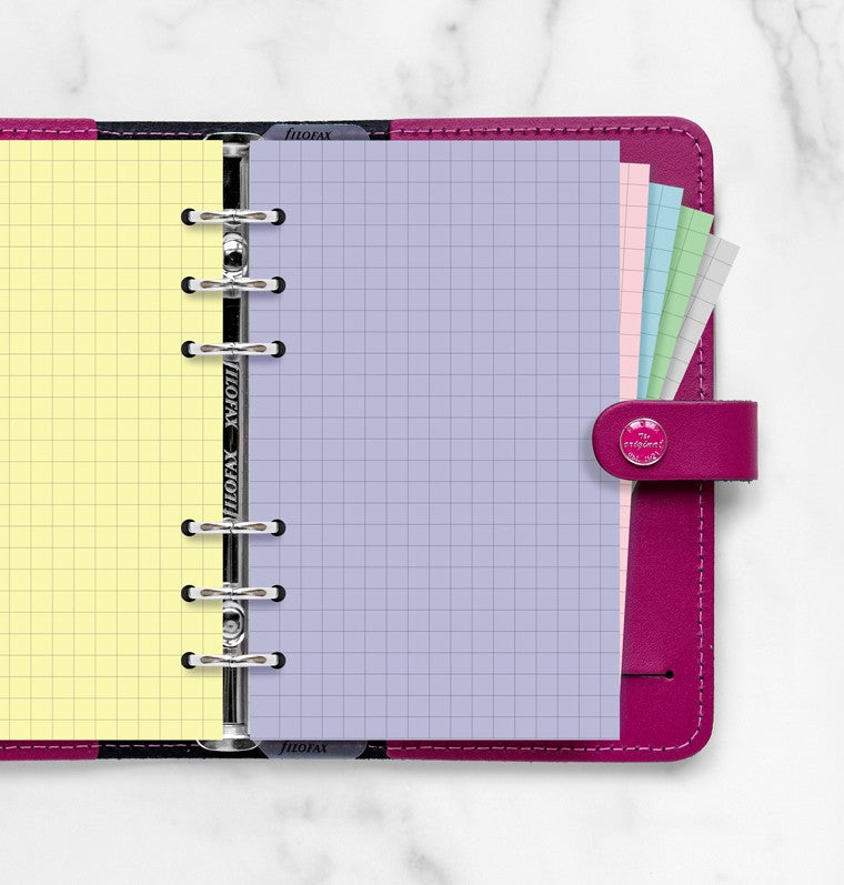 Pastel Squared Notepaper Personal Refill