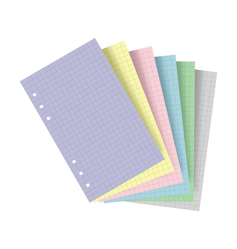Pastel Squared Notepaper Personal Refill