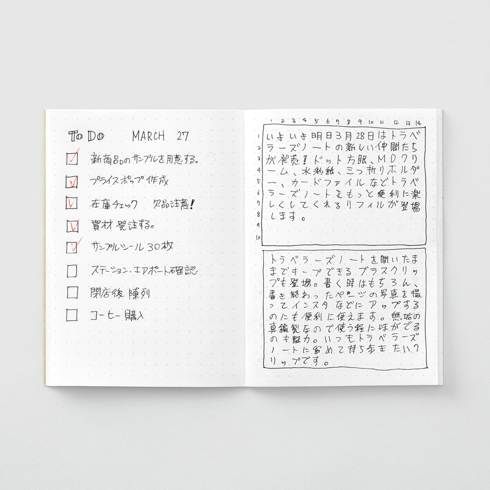 TRAVELER'S notebook Passport Size Refill Dot Grid