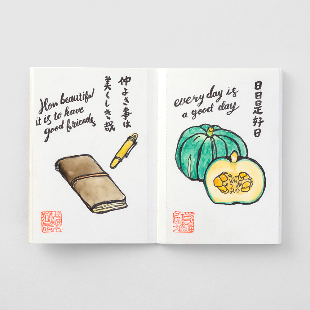 TRAVELER'S notebook Passport Size Refill Watercolor Paper