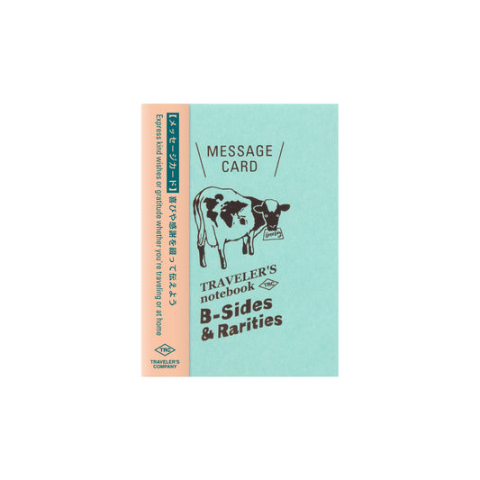 TRAVELER'S notebook Passport Size Refill Message Card