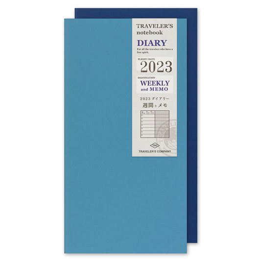 TRAVELER'S notebook Refill 2023 Weekly + Memo