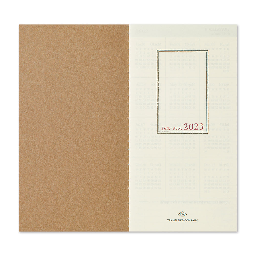 TRAVELER'S notebook Refill 2023 Weekly + Memo
