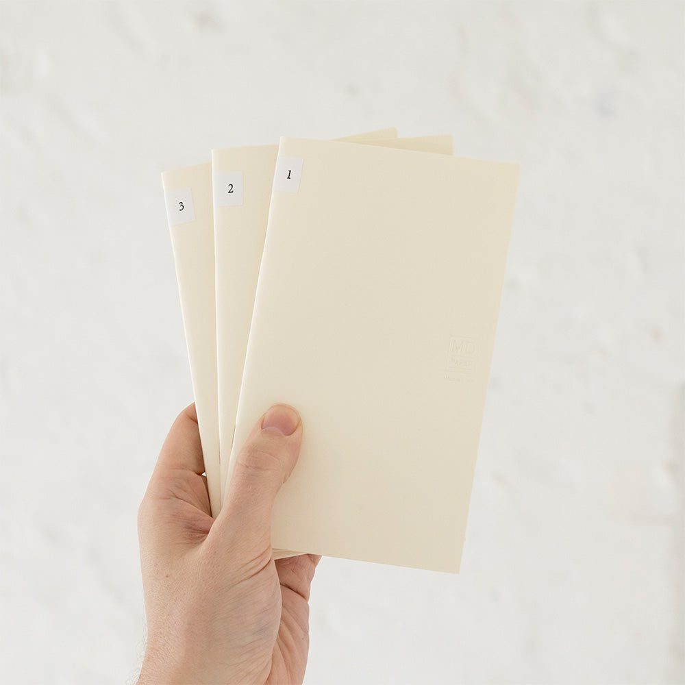 MD Notebook Light (B6 Slim) Blank 3pcs Pack