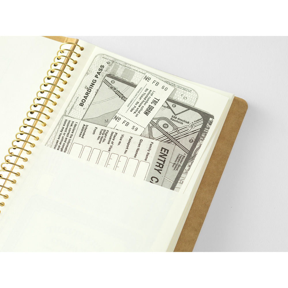 TRC SPIRAL RING NOTEBOOK (A5 Slim) Paper Pocket