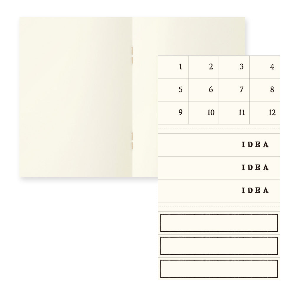 MD Notebook Light A7 Blank 3pcs Pack