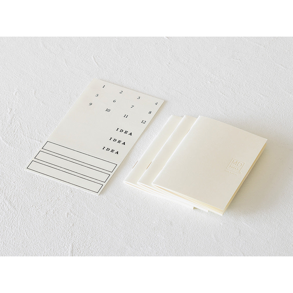 MD Notebook Light A7 Blank 3pcs Pack