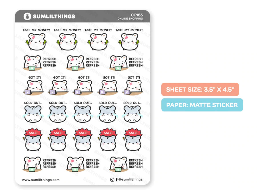 Online Shopping Stickers