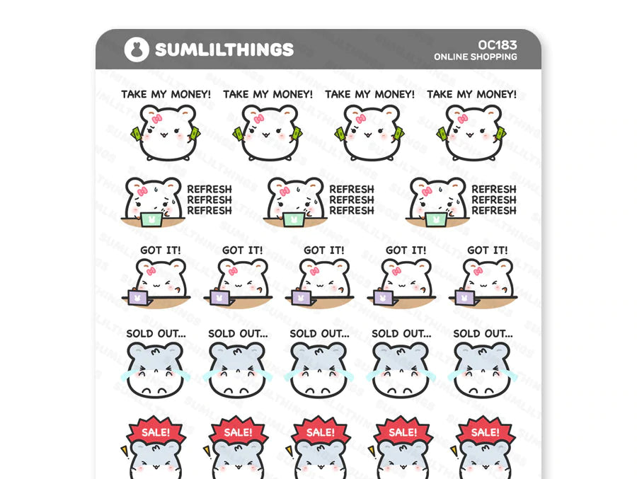 Online Shopping Stickers
