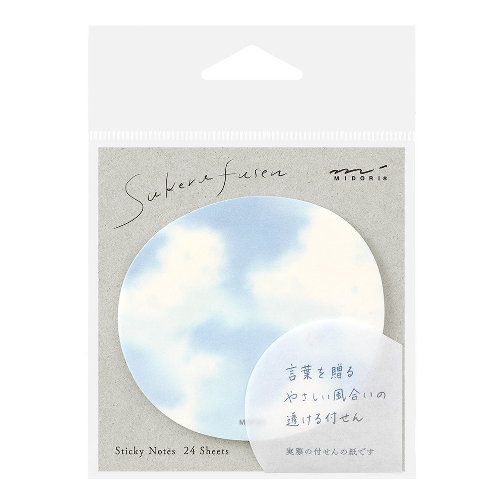 Sticky Notes Transparency Sky Light Blue